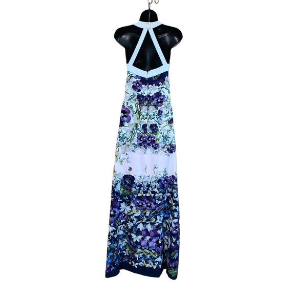 Ted Baker Entangled Enchantment Ziloh Bow Detail Maxi Dress Ted Sz 0 US 2/4 NWOT - Picture 5 of 16